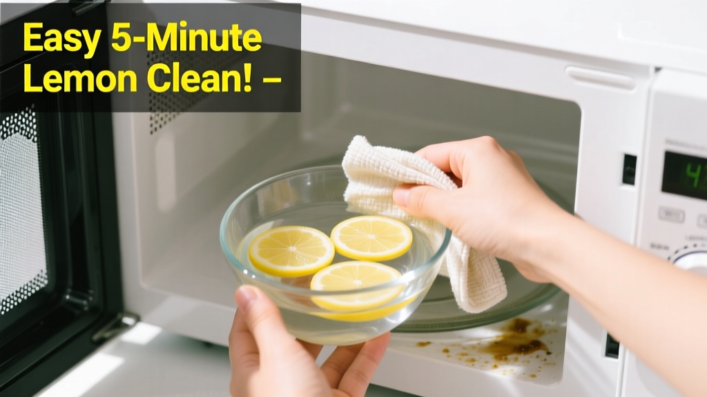 How to Clean Microwave With Lemon (Easy 5-Minute Method)