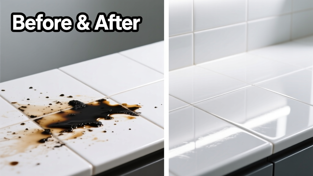 How to Remove Tar from Ceramic Tile or Countertops