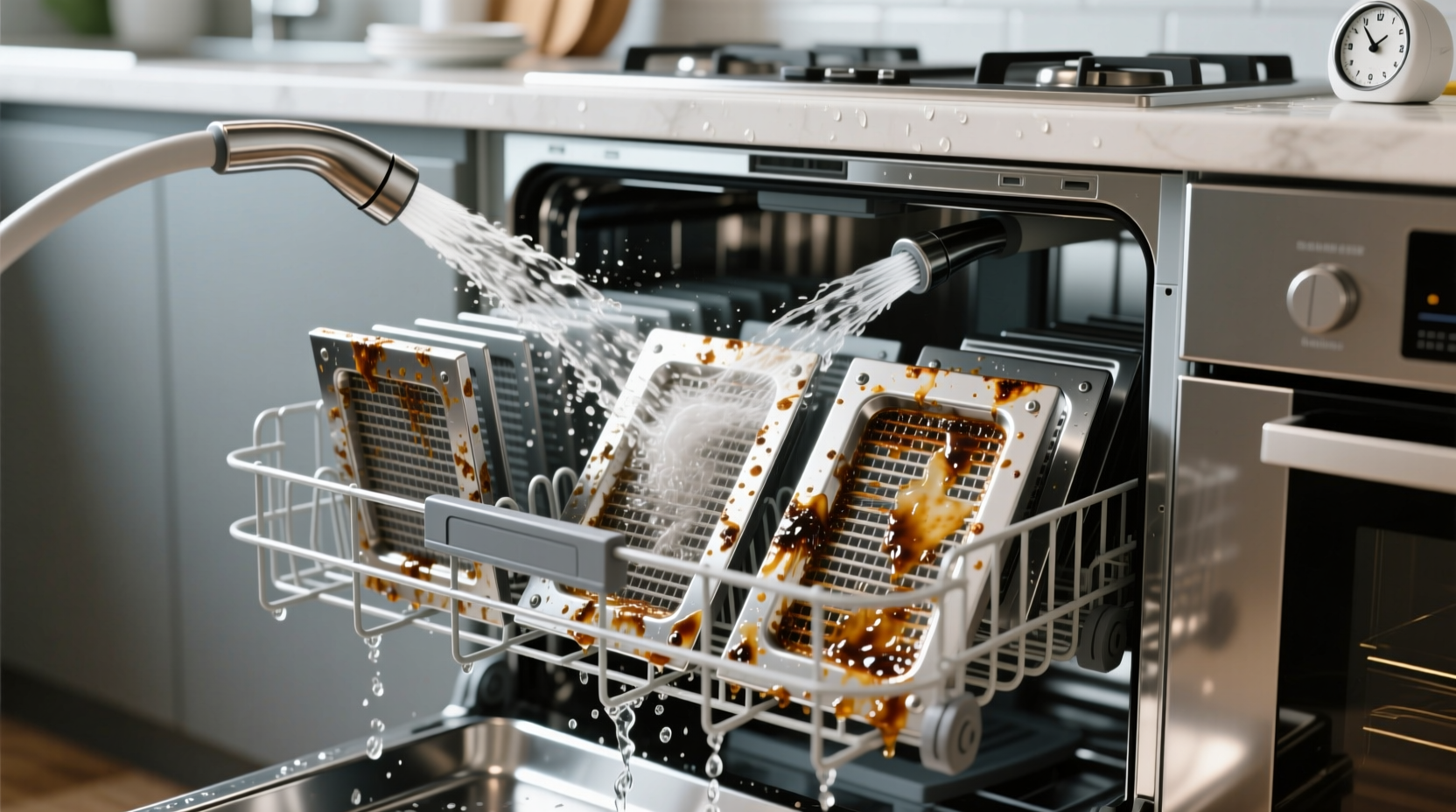 Kitchen Hacks Tips: Clean Range Hood Filters Safely