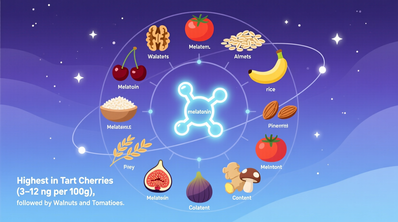 Top Natural Foods Rich in Melatonin for Better Sleep