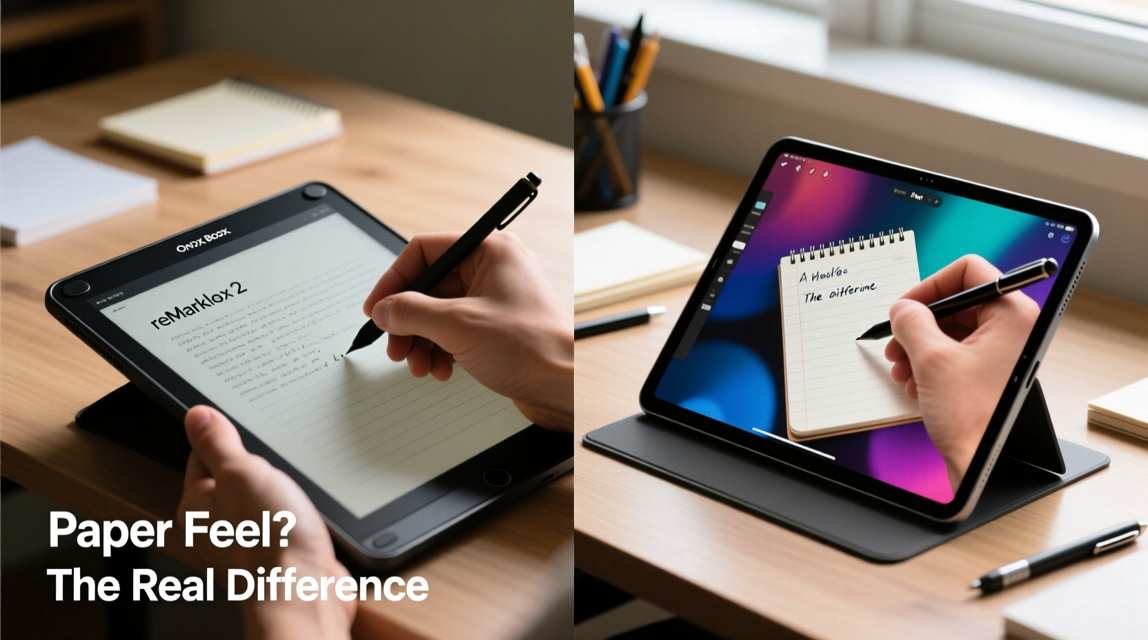 e ink tablet vs regular tablet is the paper feel actually better for taking notes