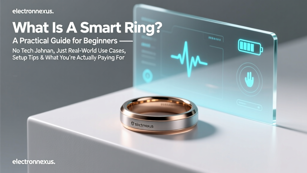 What Is A Smart Ring? A Practical Guide for Beginners — No Tech Jargon, Just Real-World Use Cases, Setup Tips & What You’re Actually Paying For