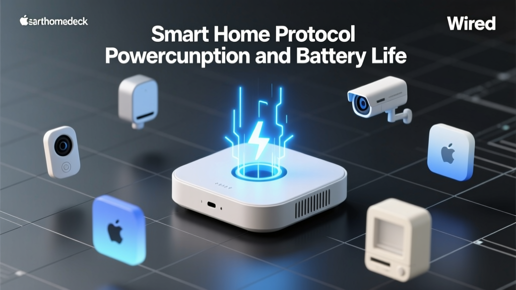 Smart Home Protocol Power Consumption and Battery Life
