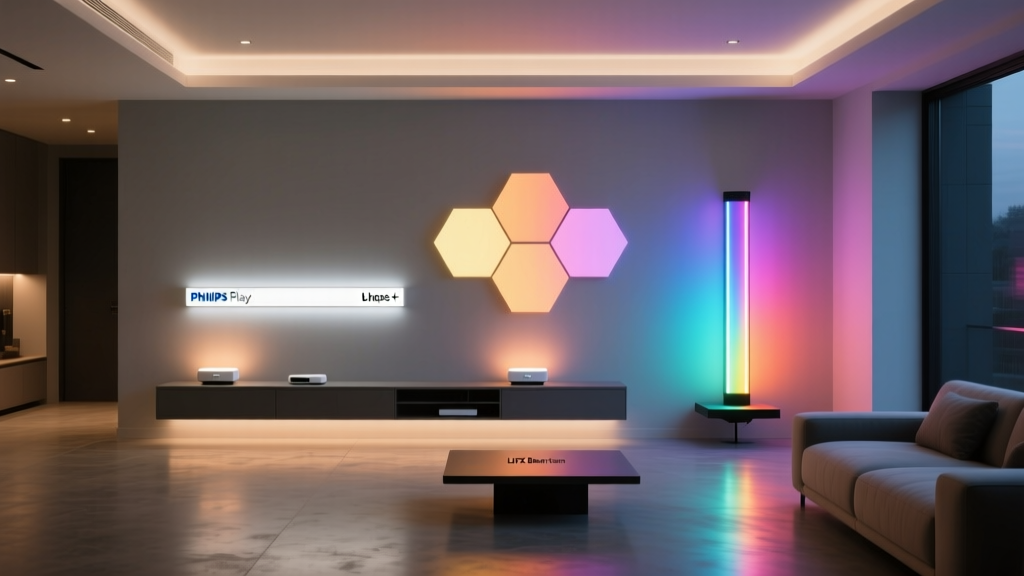 Best New Smart Lights of 2026: Philips Hue Play Bar, Nanoleaf Shapes+, and LIFX Beam Upgrades