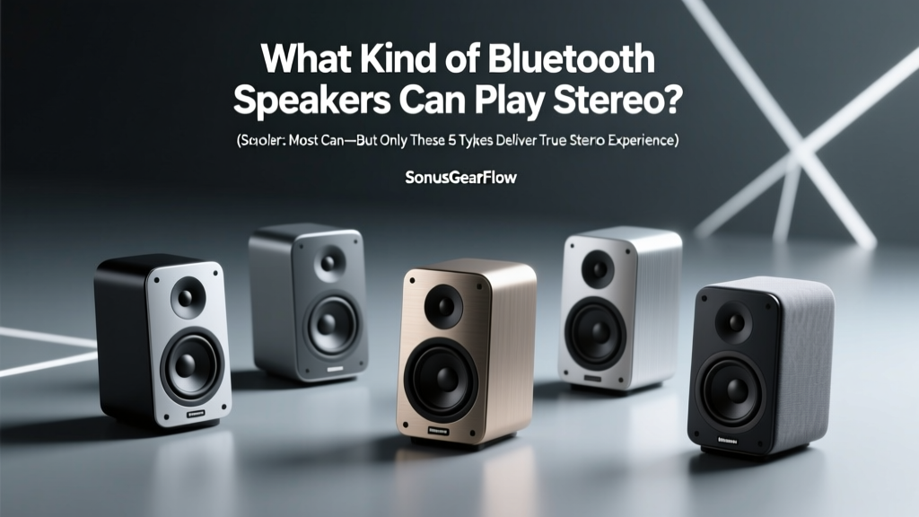 Bluetooth Speakers That Deliver Real Stereo Sound (2026)