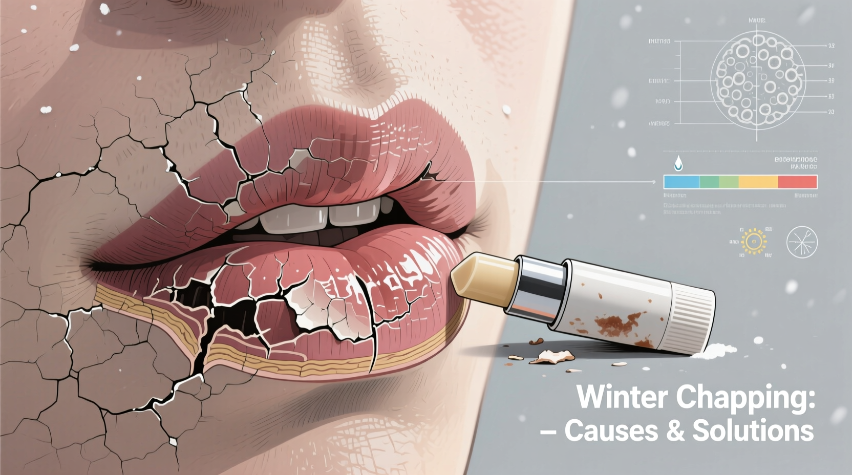 why do my lips peel every winter even with balm on