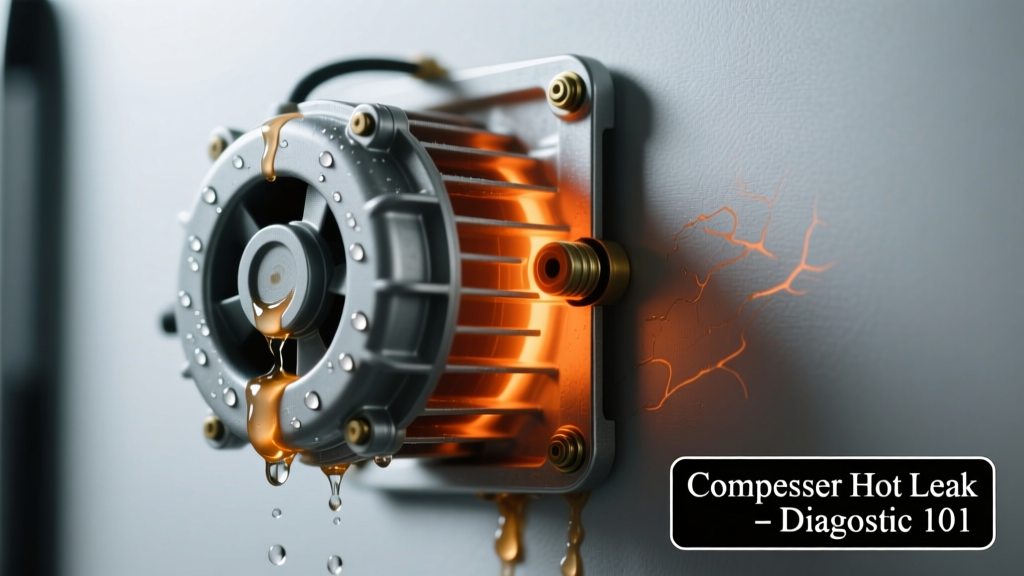 Refrigerator Compressor Hot & Leaking Water: Quick Diagnosis