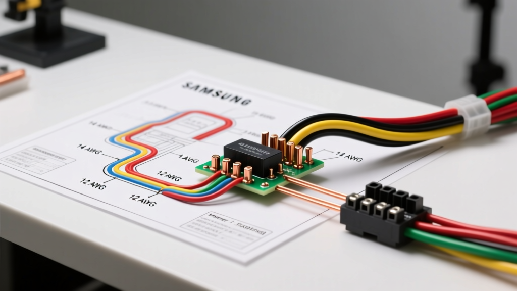 Wiring Diagram for Samsung Dryer Heating Element: Wire Gauge & Colors