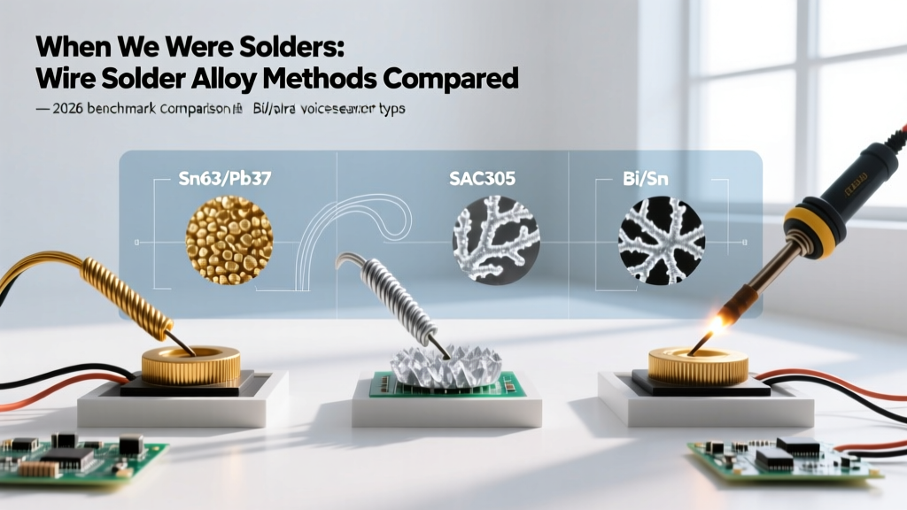 When We Were Solders: Wire Solder Alloy Methods Compared