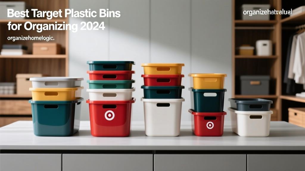 Best Target Plastic Bins for Organizing (2024 Guide)