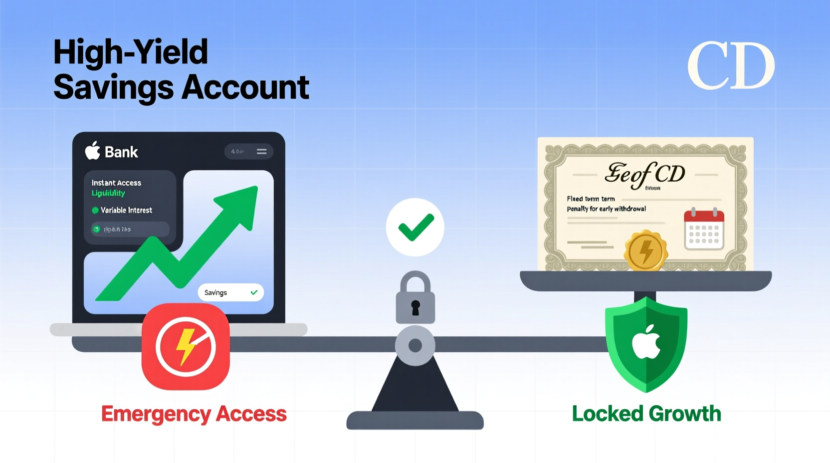 high yield savings vs cd which is the better place for your emergency fund