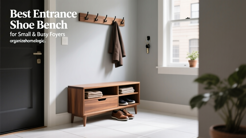 Best Entrance Shoe Bench for Small & Busy Foyers
