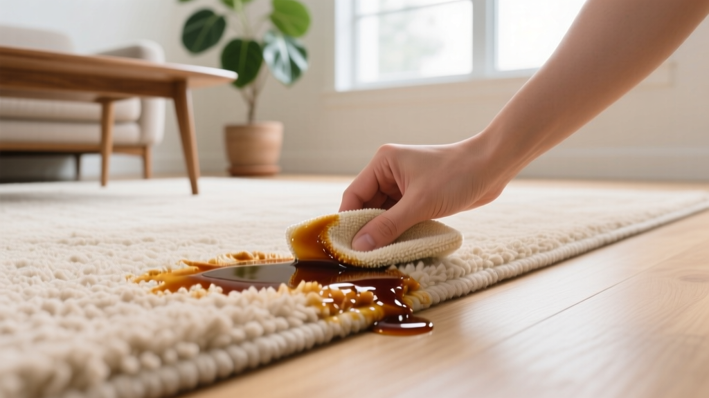 Best Method: How to Get Syrup Out of Area Rug Fast