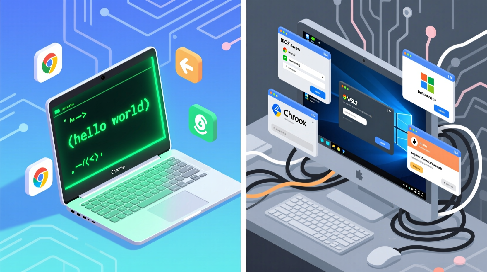 Chromebook Linux vs WSL2 for Beginners