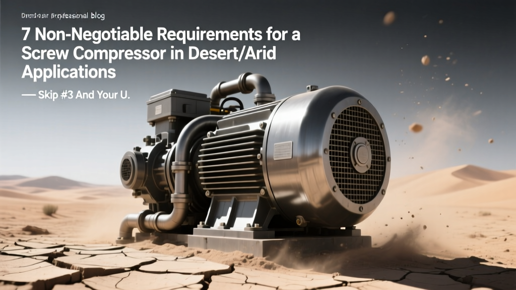 7 Must-Meet Screw Compressor Requirements for Desert Use