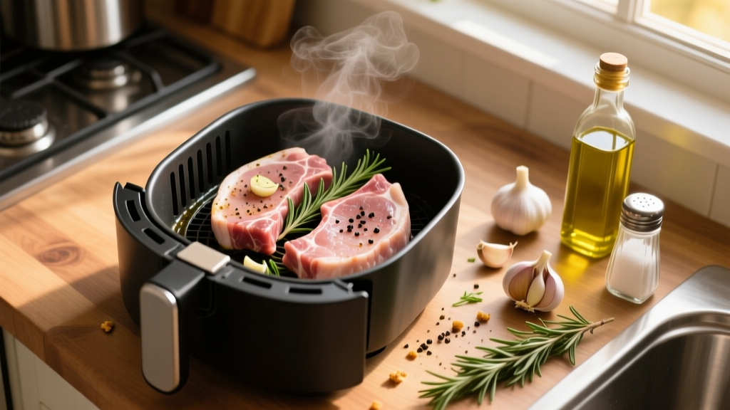 How to Fry Bone-In Pork Chops in an Air Fryer