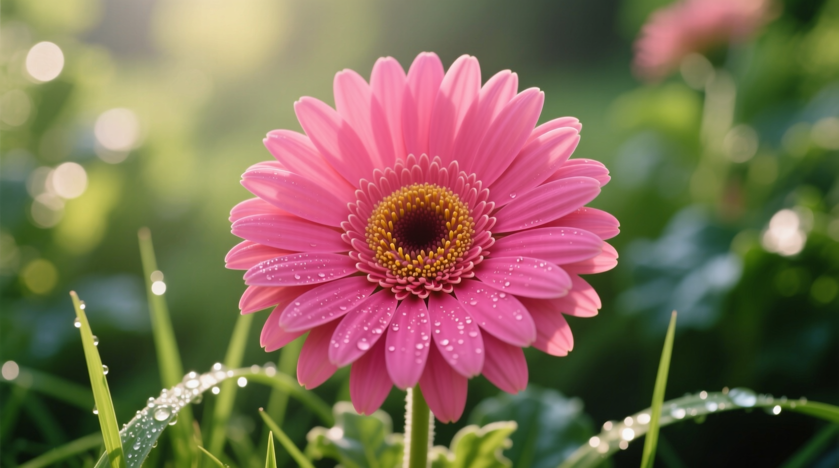 fuchsia gerbera daisy