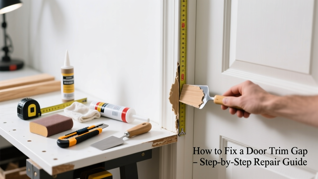 How to Fix a Door Trim Gap: Step-by-Step Repair Guide