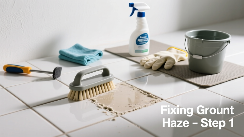 Fixing Grout Haze That Requires Tile or Grout Replacement