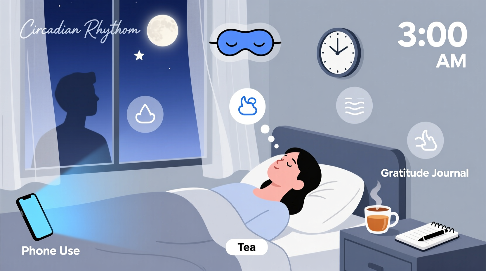 why do i wake up at 3am every night possible causes and how to stay asleep