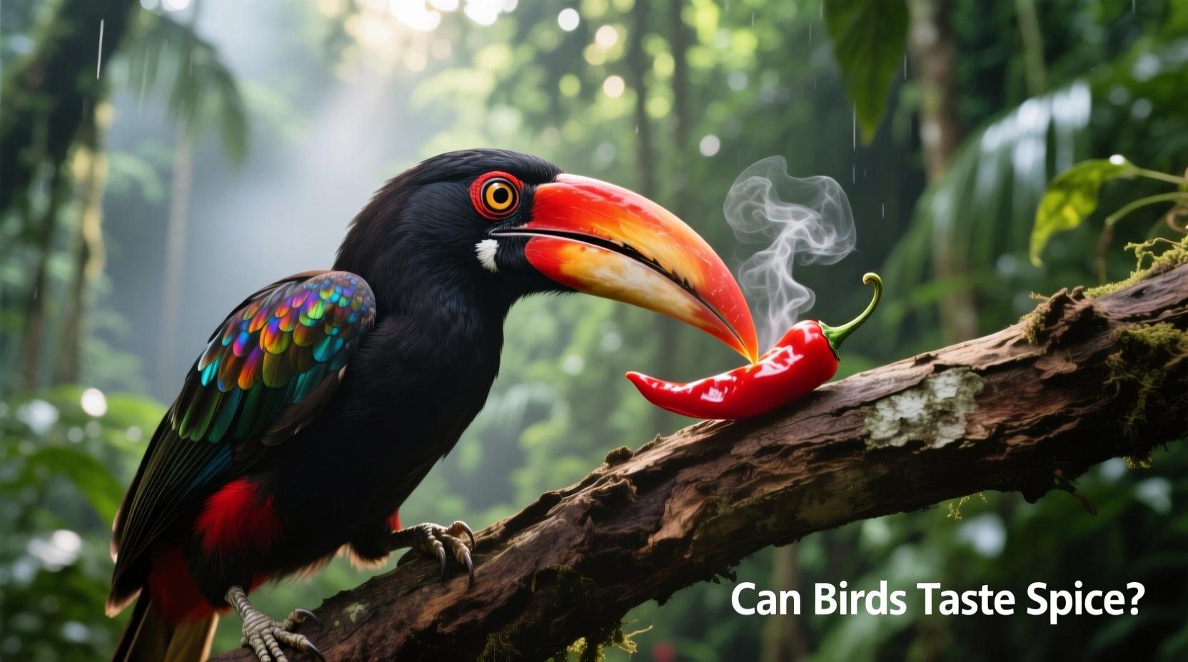 Can Birds Taste Spice? The Scientific Explanation