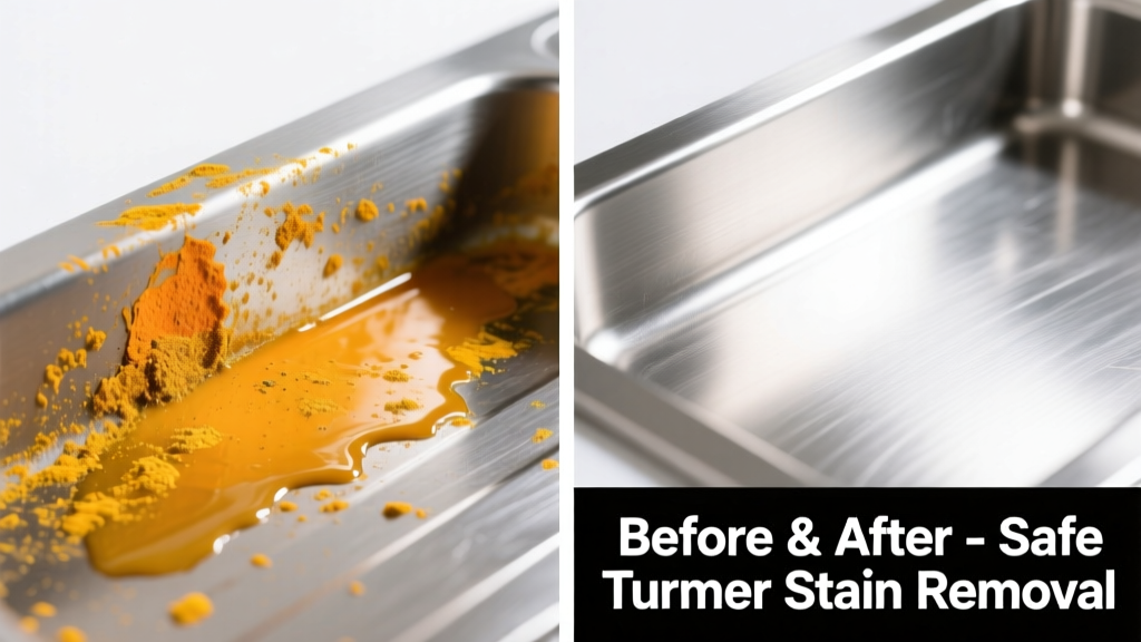 How to Remove Turmeric Stains from Stainless Steel Safely