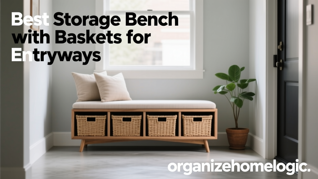 Best Storage Bench with Baskets for Entryways