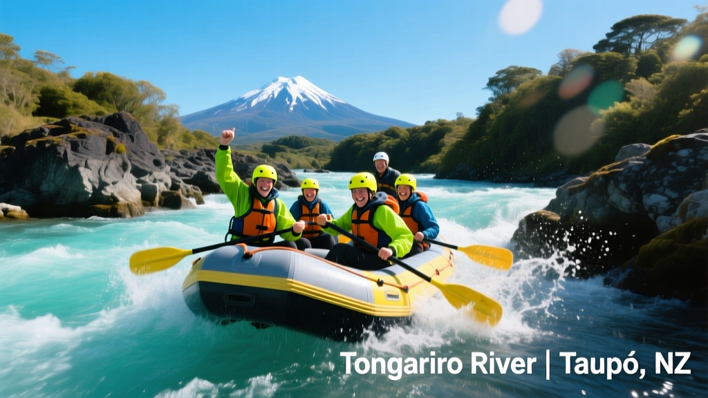 White Water Rafting the Tongariro River, Taupō: Volcanic Rapids, Māori Lore, and Precision Adventure