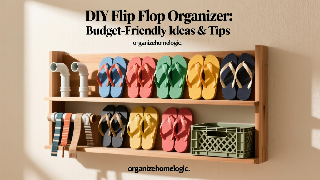 DIY Flip Flop Organizer: Budget-Friendly Ideas & Tips