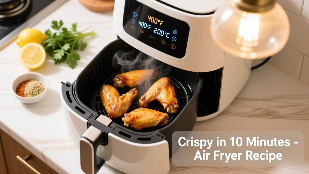How to Cook Frozen Cooked Wings in an Air Fryer