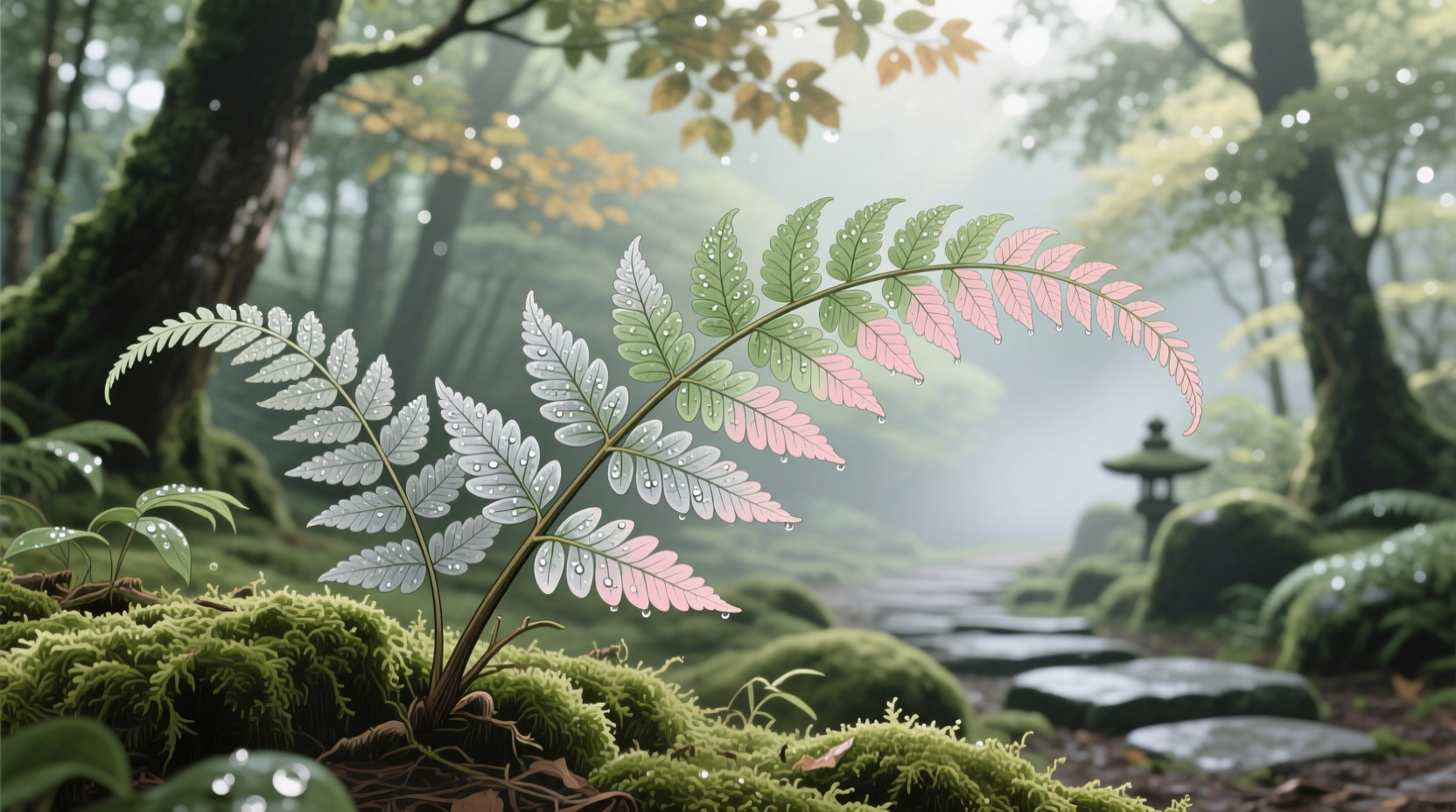 athyrium pictum japanese painted fern