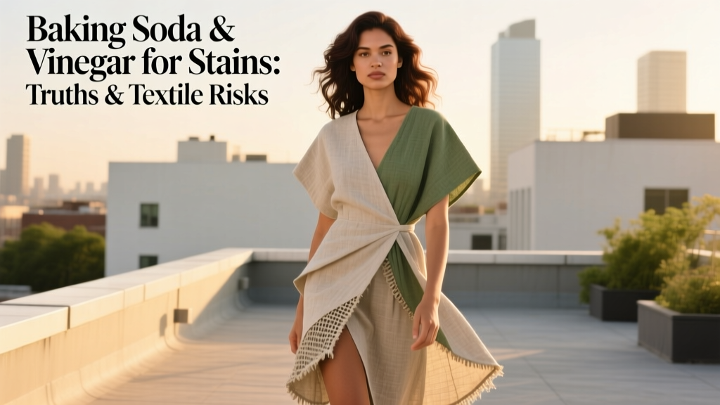 Baking Soda & Vinegar for Stains: Truths & Textile Risks