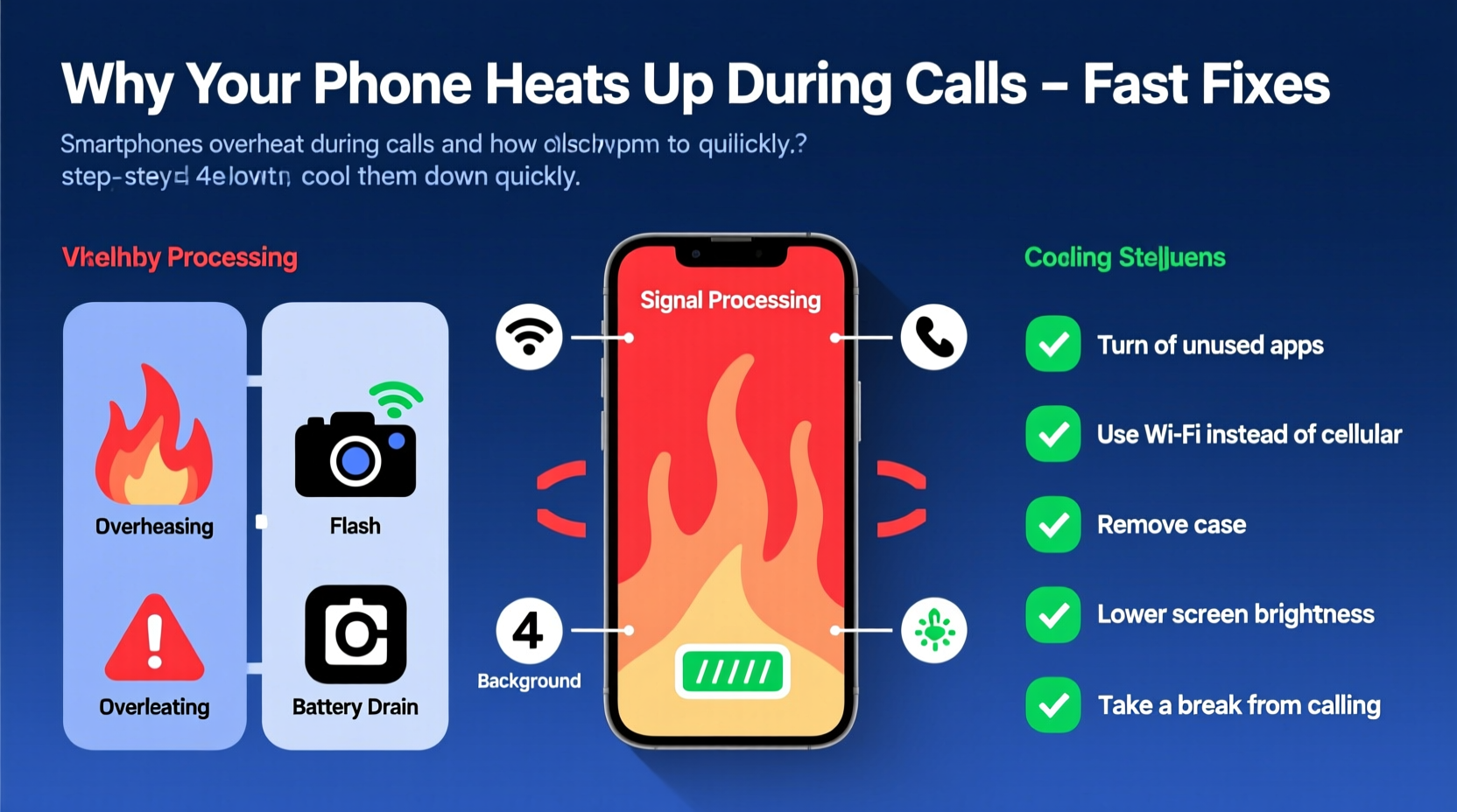why does my phone get hot during calls fixes that cool it down fast
