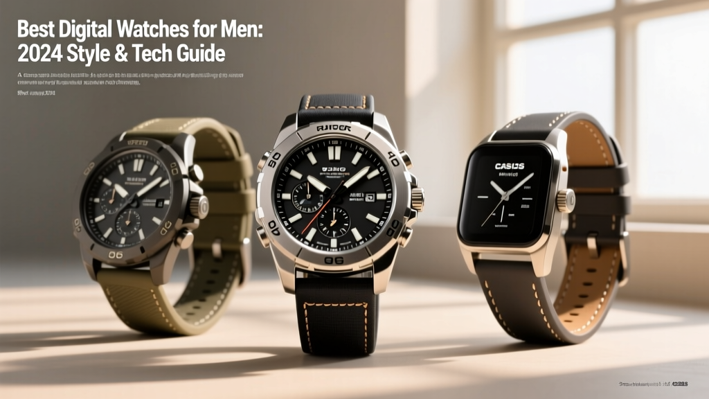 Best Digital Watches for Men: 2024 Style & Tech Guide