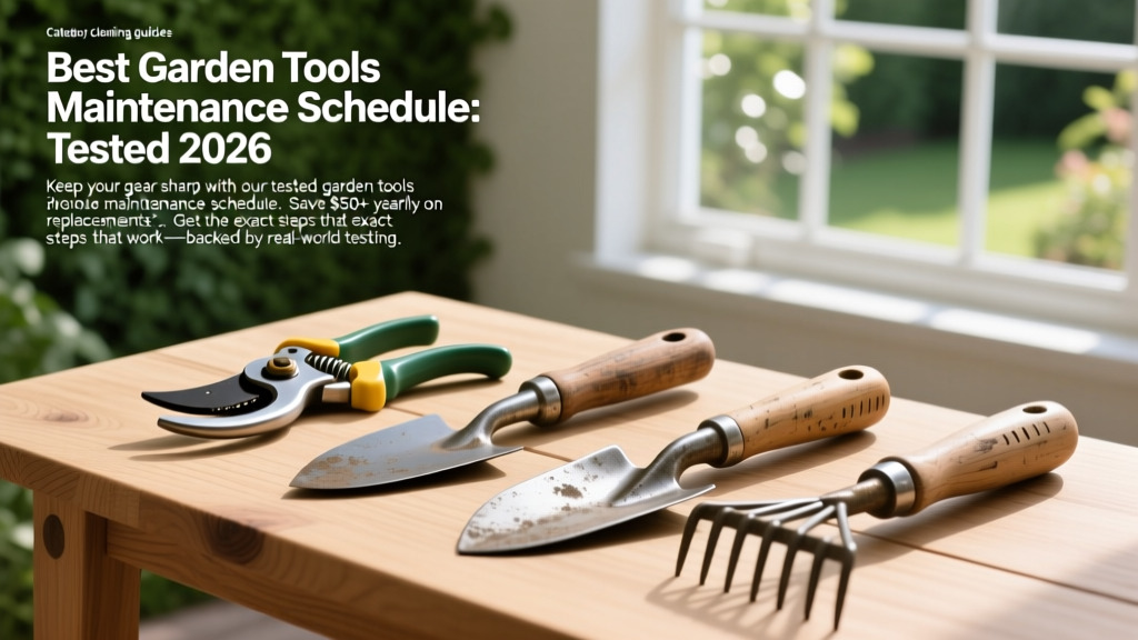Best Garden Tools Maintenance Schedule: Tested 2026