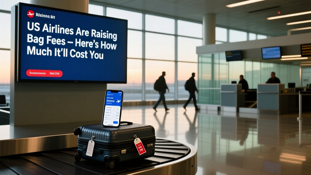 US Airlines Are Raising Bag Fees: Here’s Exactly How Much It’ll Cost You in 2024–2025