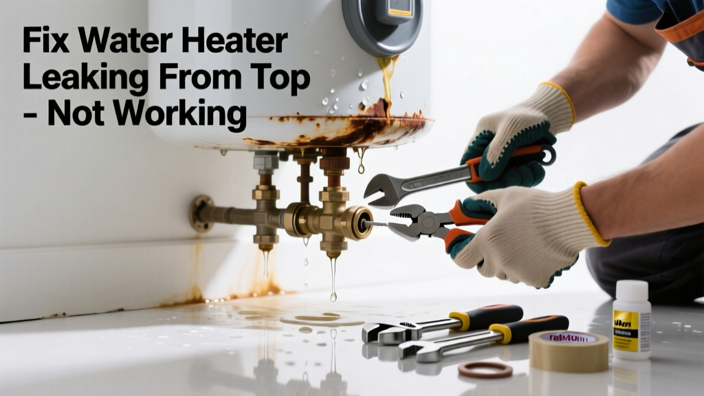 Fix Water Heater Leaking From Top & Not Working