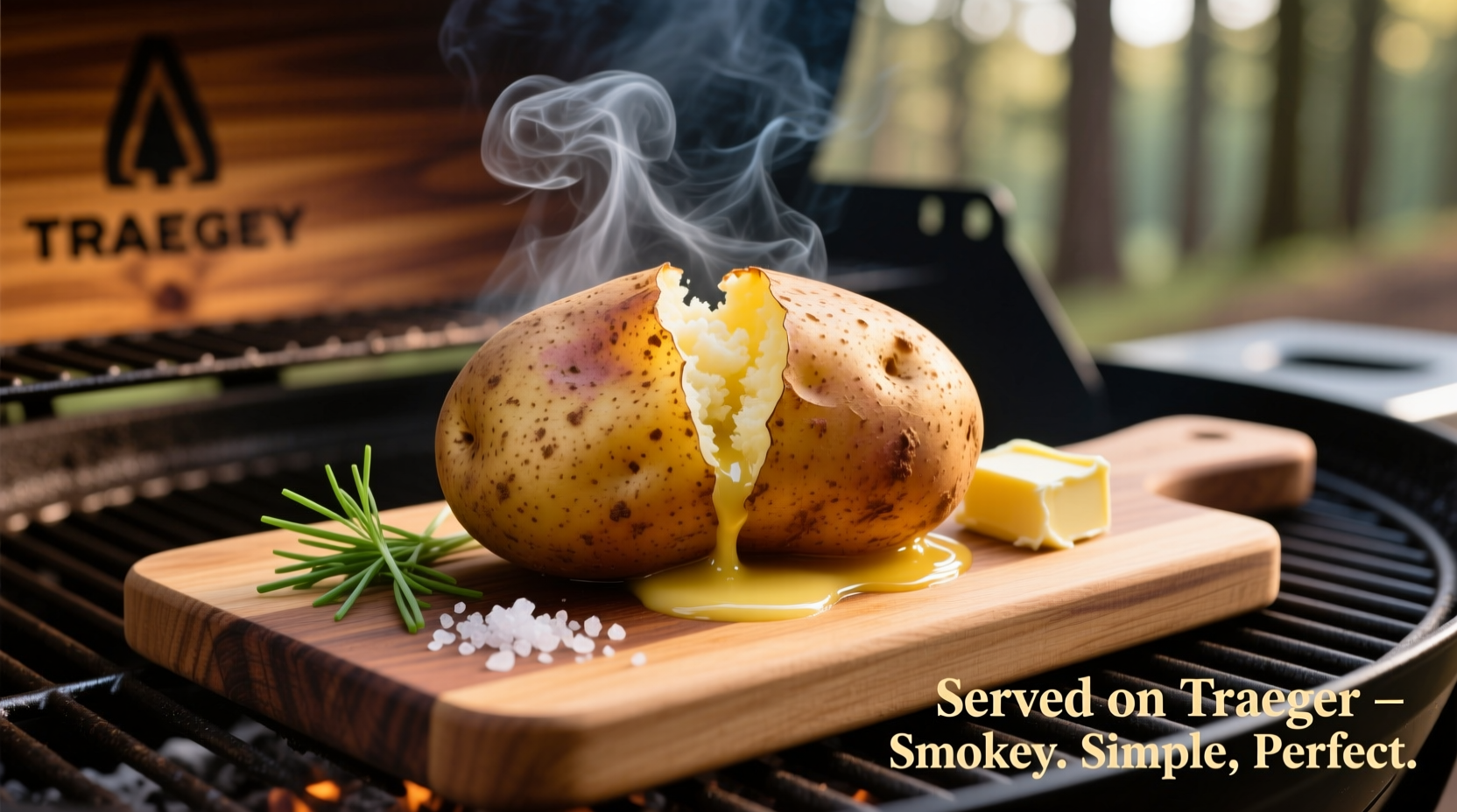 Perfect Baked Potato on Traeger: No Foil Method