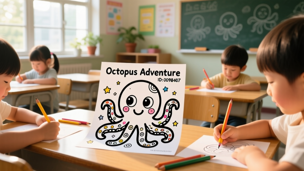 Cute Octopus Coloring Pages #0098407: Developmental Benefits, Educational Integration, and Print-Ready Best Practices