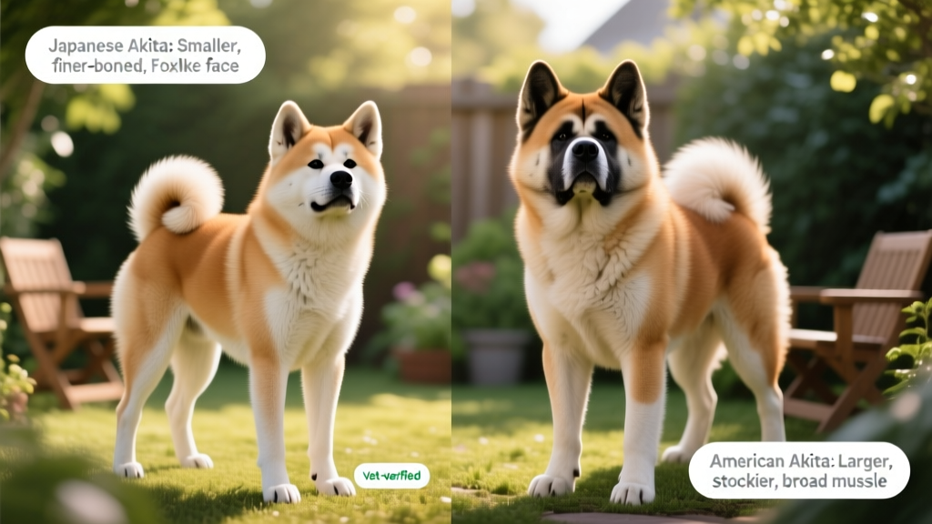 Japanese Akita Inu vs. American Akita
