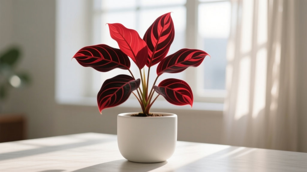 Red Prayer Plant Propagation in Bright Light