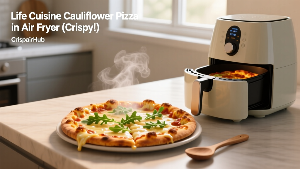 Life Cuisine Cauliflower Pizza in Air Fryer