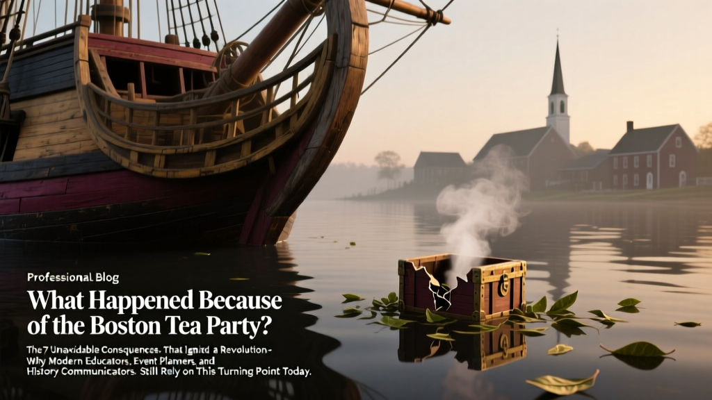 Boston Tea Party Consequences: What Ignited the Revolution