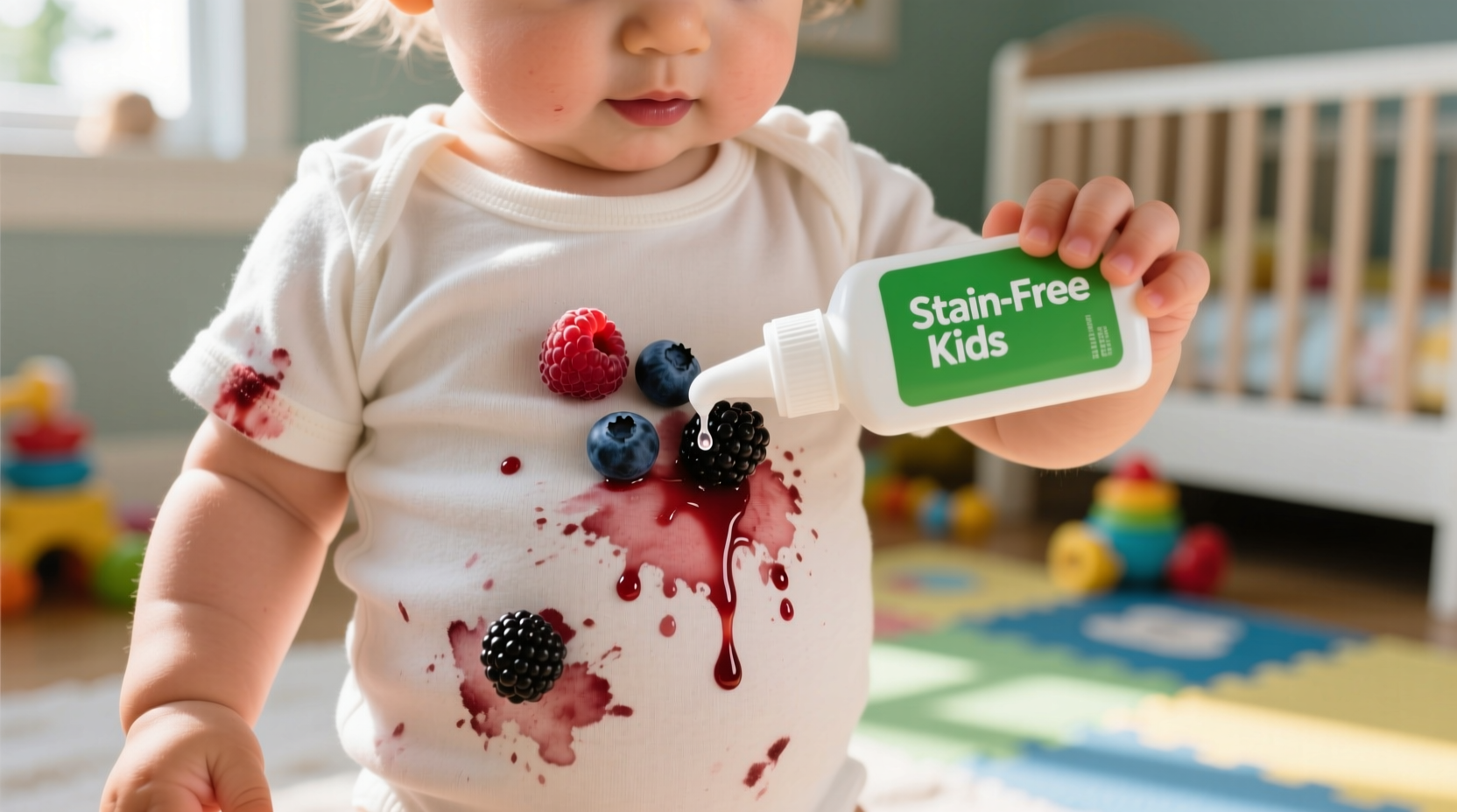 how to remove berry stains from toddler clothes
