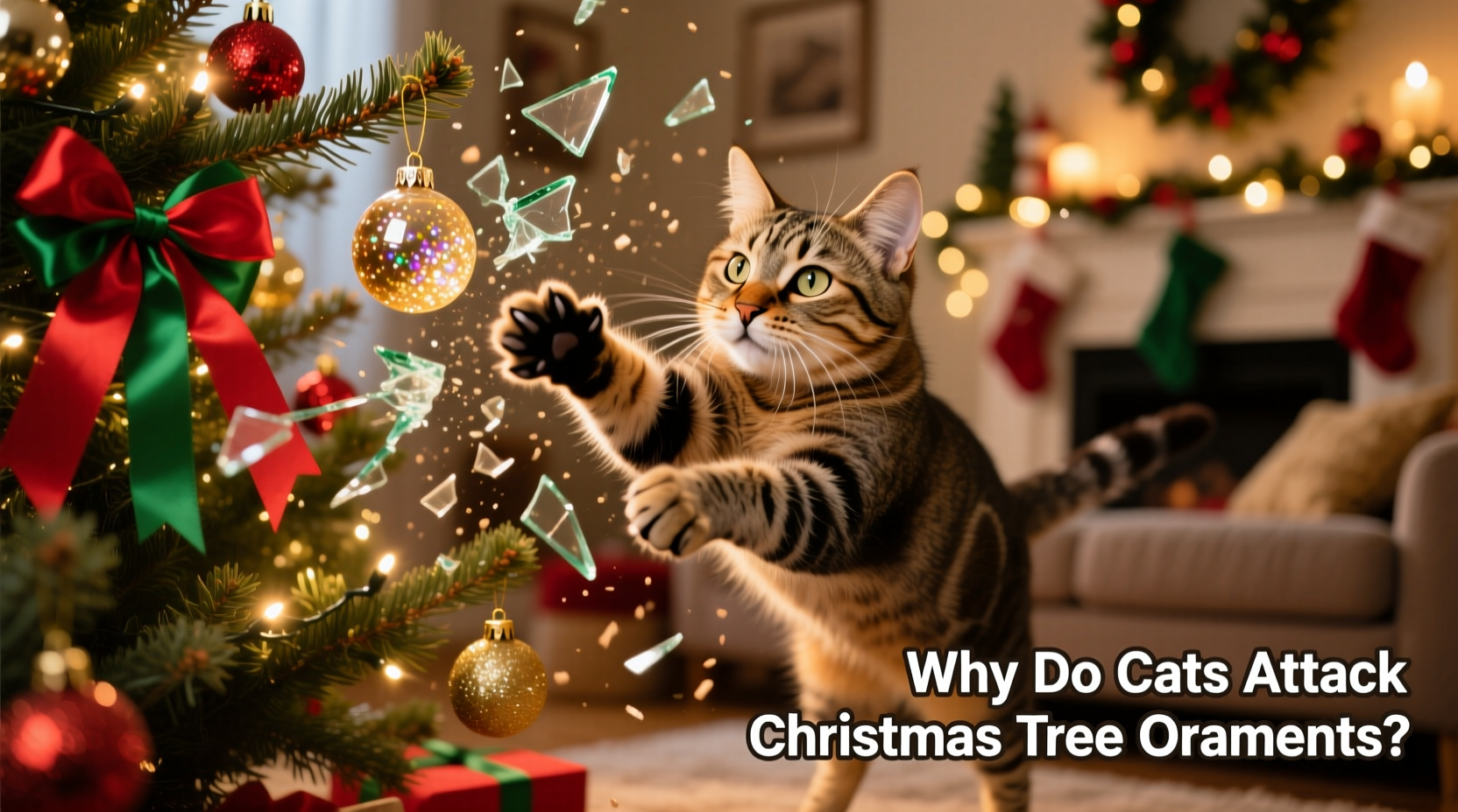 why do cats attack christmas tree ornaments behavior insights and solutions