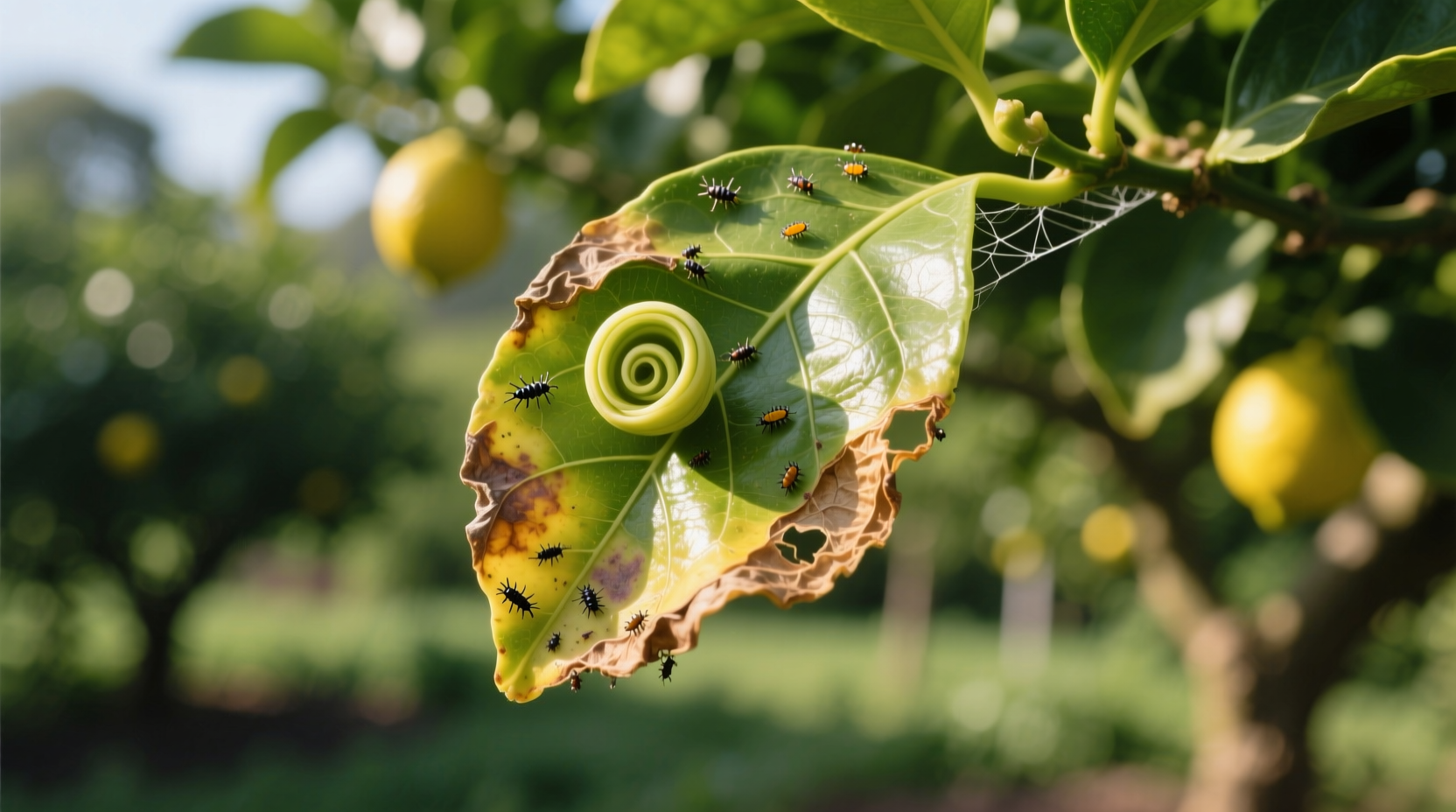 why lemon tree leaves are curling
