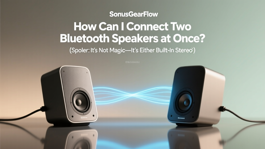 Connect Two Bluetooth Speakers: 2026 Methods That Work