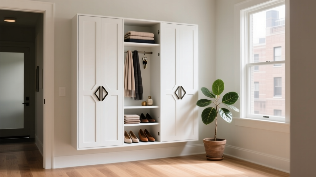 Entryway Storage Cabinets with Doors: Smart & Rent-Friendly