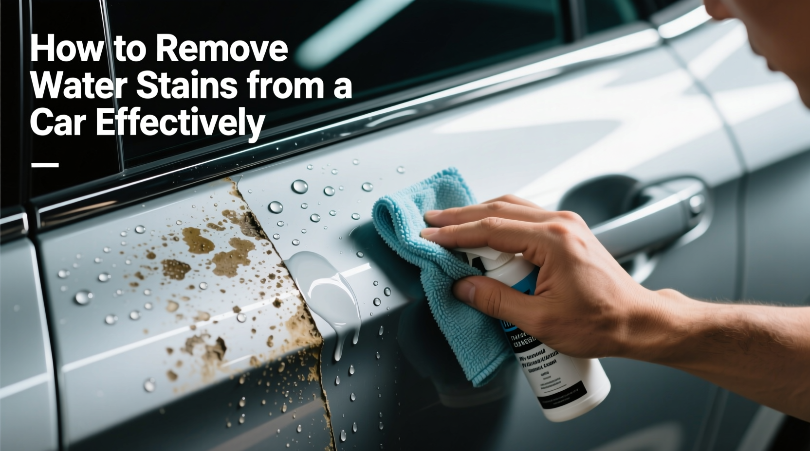 how to remove water stains from a car