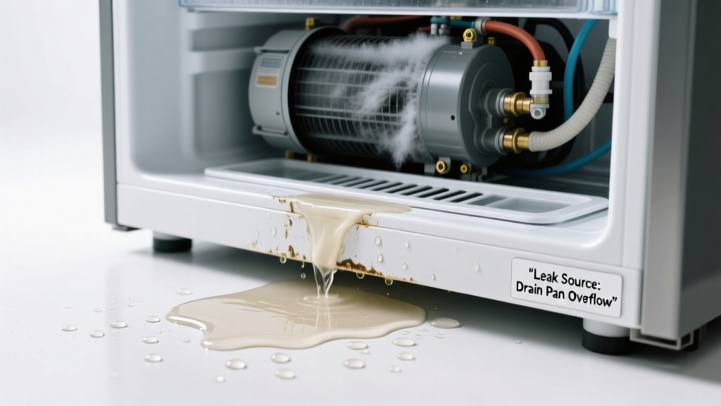 Refrigerator Leaking Water & Making Grinding Noise